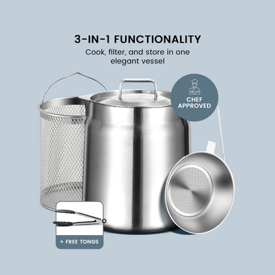Poby Stainless Steel Fryer