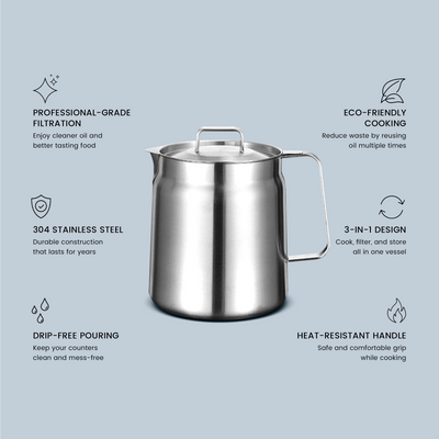 Poby Stainless Steel Fryer